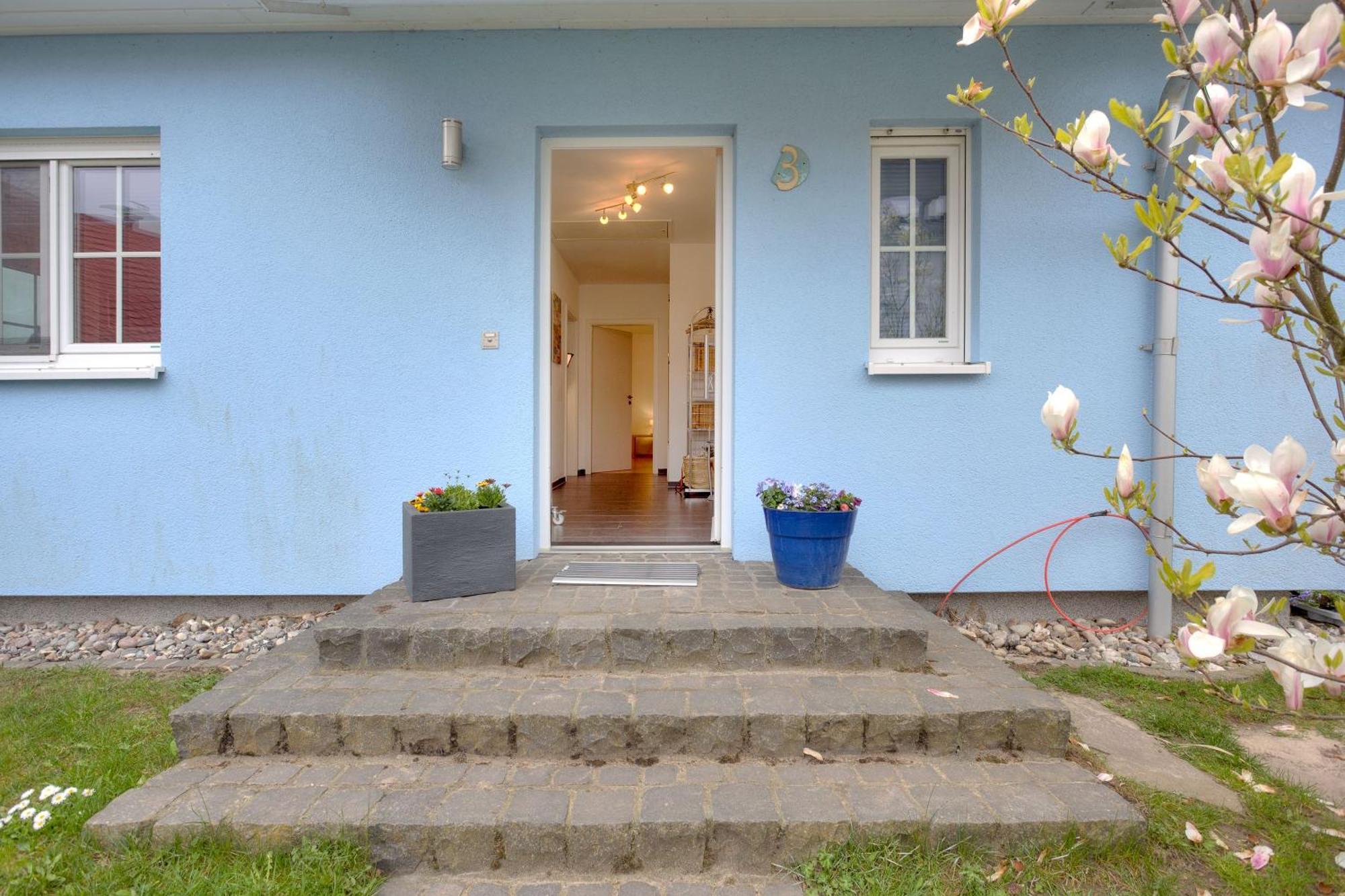Fh Das Blaue Haus Am Peenestrom พีเนมุนเดอ ภายนอก รูปภาพ